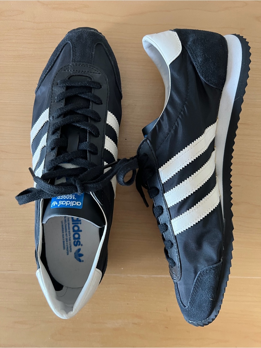 Adidas Originals Black 1609er Sneaker Trainers Shoes G18820 - 10 US